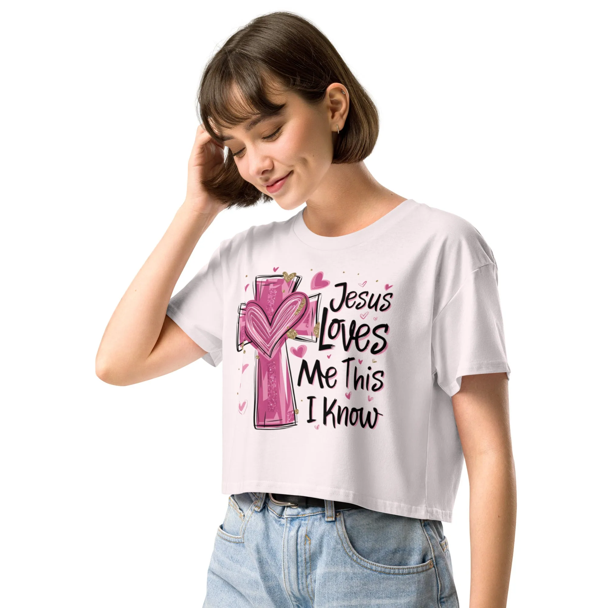 Women’s crop top, pajama top, xs to xl