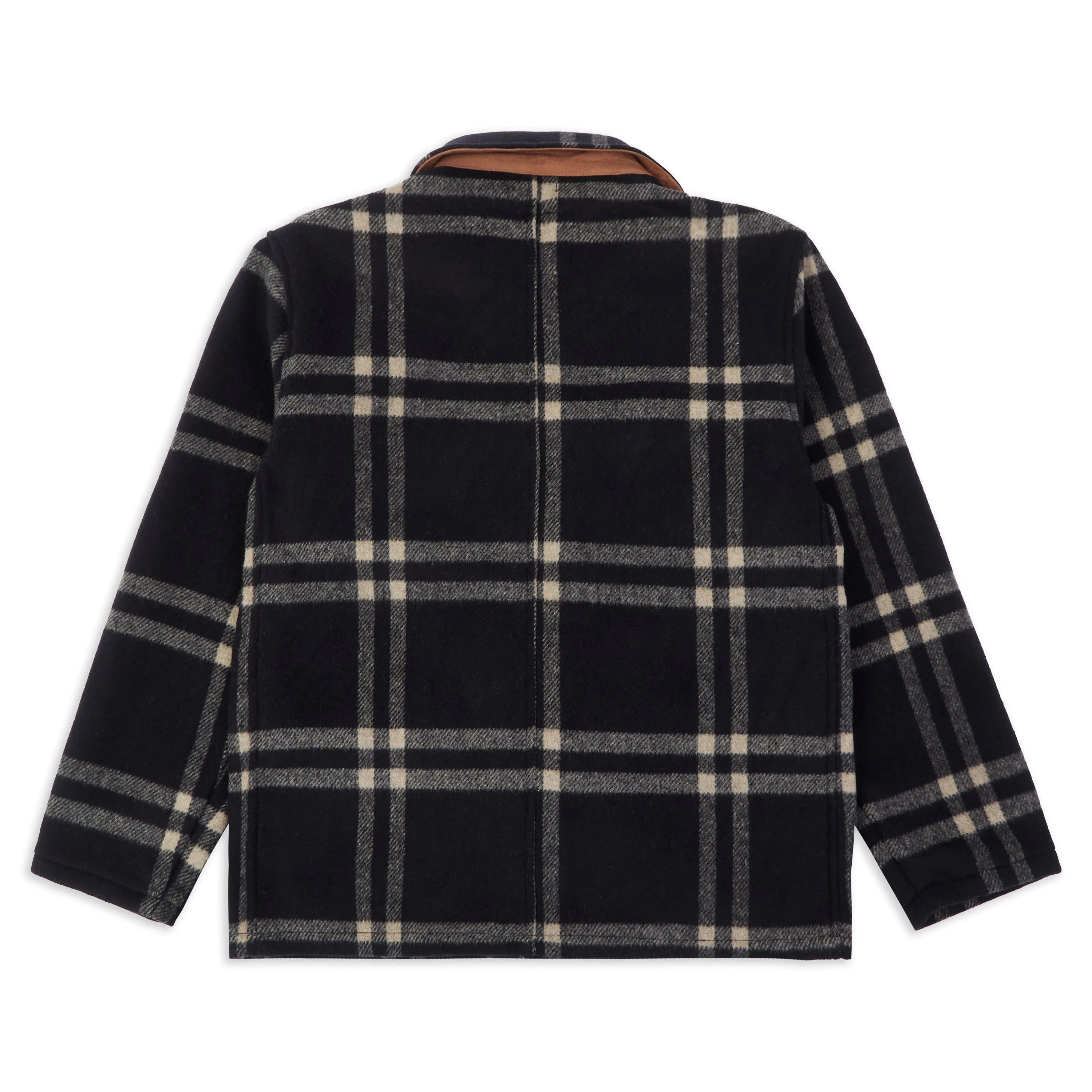 Wool Workwear Jacket - Navy Check
