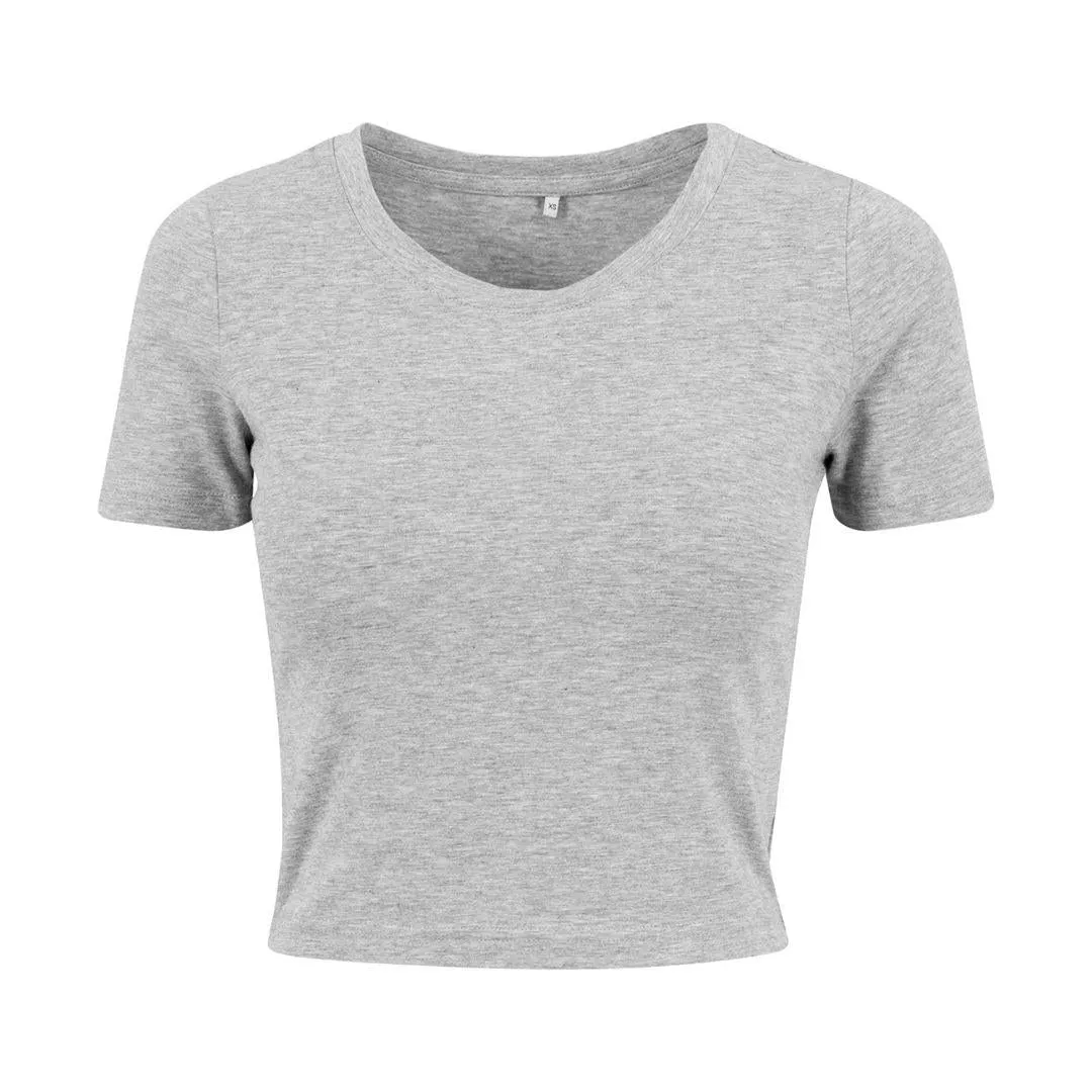 X5CAPE Custom Women's Crop Tee - Grey