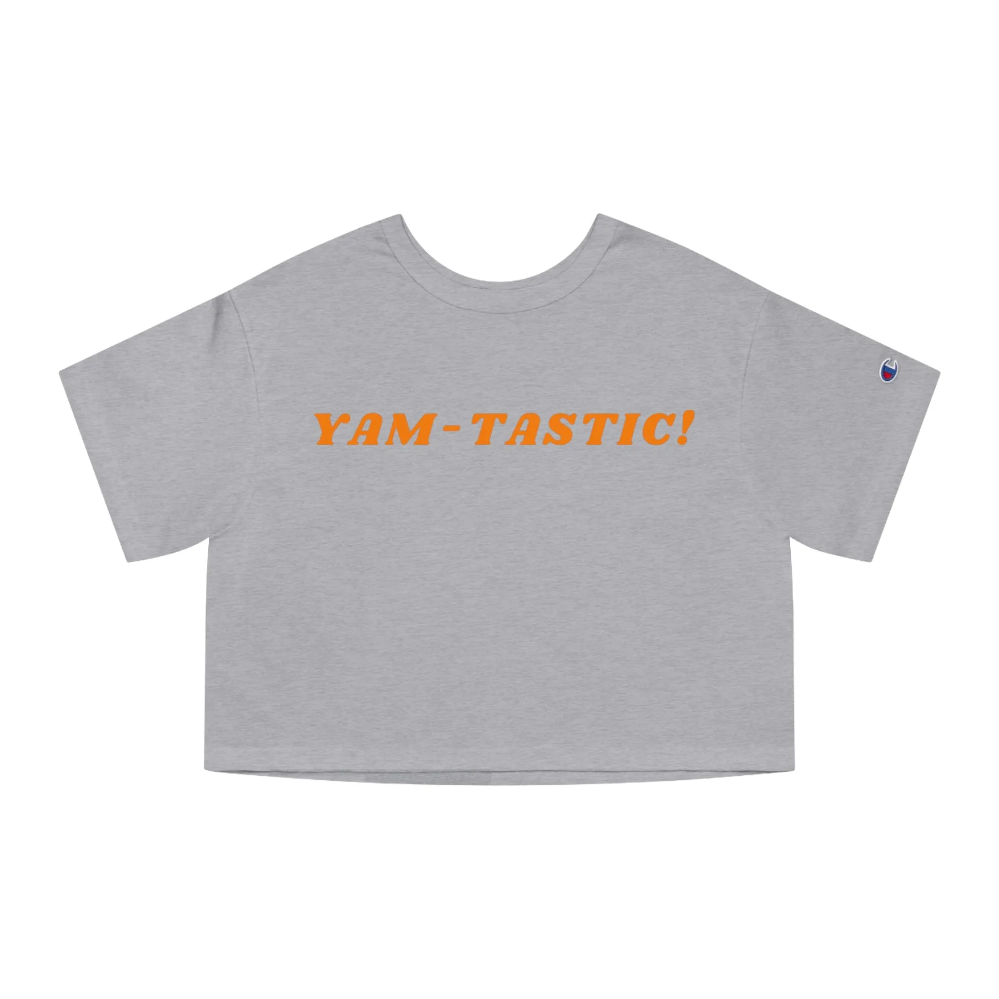 YAM-TASTIC! Champion Women's Heritage Cropped T-Shirt