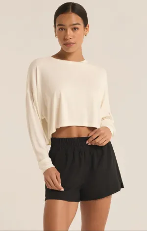 Z Supply | Layer On Rib LS Top {Sea Salt}